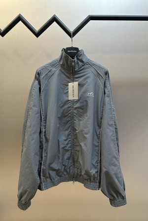 발렌시아가(BALENCIAGA) 리플렉티브 파이핑 나일론 트랙 재킷 상의 의류