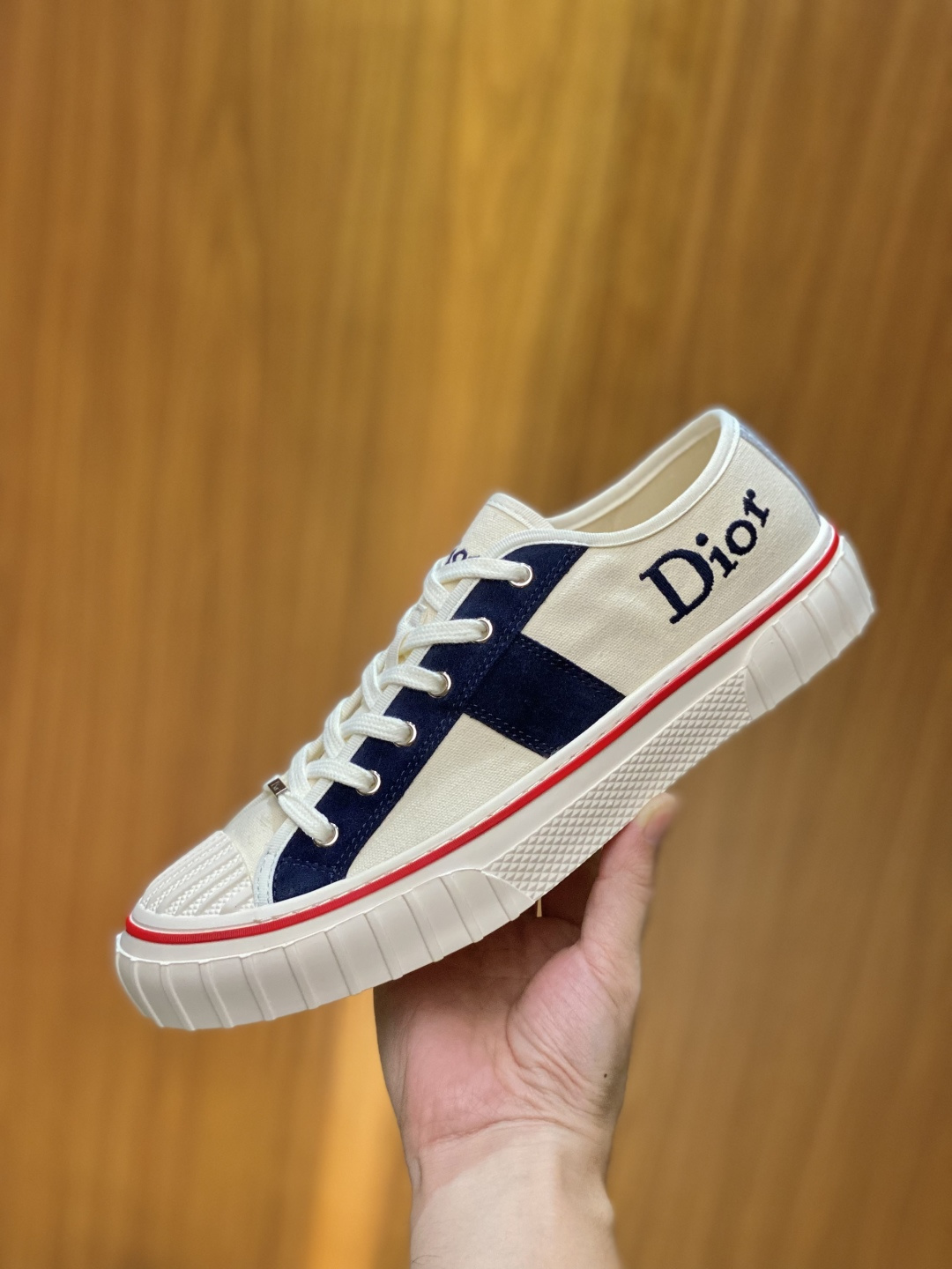 [Dior] 디올 후퍼(Hooper) 로우탑 캔버스 스니커즈 신발