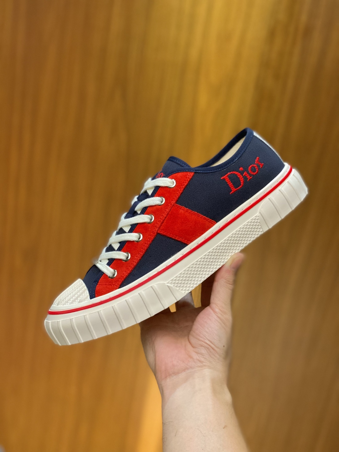 [Dior] 디올 후퍼(Hooper) 로우탑 캔버스 스니커즈 신발