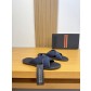 [Zegna] 제냐 프리미엄 스웨이드 레더 뮬 / 슬라이드 슬리퍼 신발