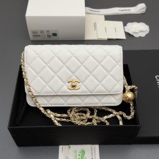 [Chanel] 샤넬 이탈리안 램스킨 클래식 체인 파우치/클러치 가방