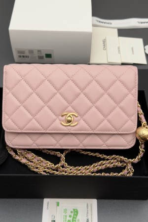 [Chanel] 샤넬 이탈리안 램스킨 클래식 체인 파우치/클러치 가방
