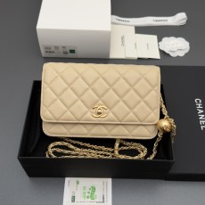 [Chanel] 샤넬 이탈리안 램스킨 클래식 체인 파우치/클러치 가방