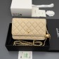 [Chanel] 샤넬 이탈리안 램스킨 클래식 체인 파우치/클러치 가방