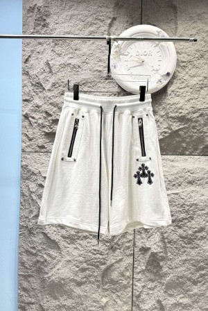 크롬하츠(CHROME HEARTS) 크로스 지퍼 포켓 스웨트 쇼츠 하의 의류