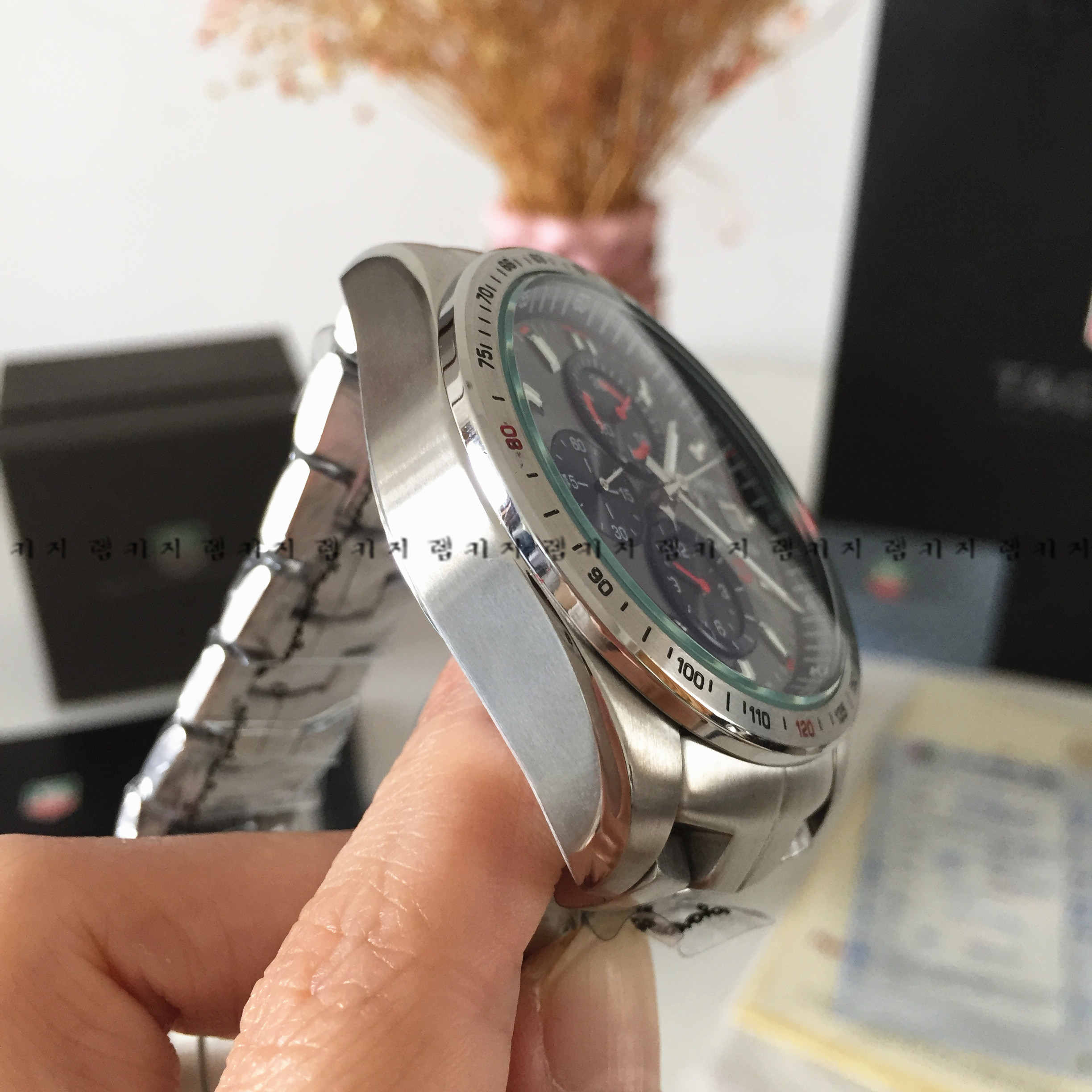 태그호이어 까레라 칼리버 16 메탈시계 + 가죽스트랩