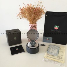 태그호이어 오타비아 블루다이얼 청판 가죽시계