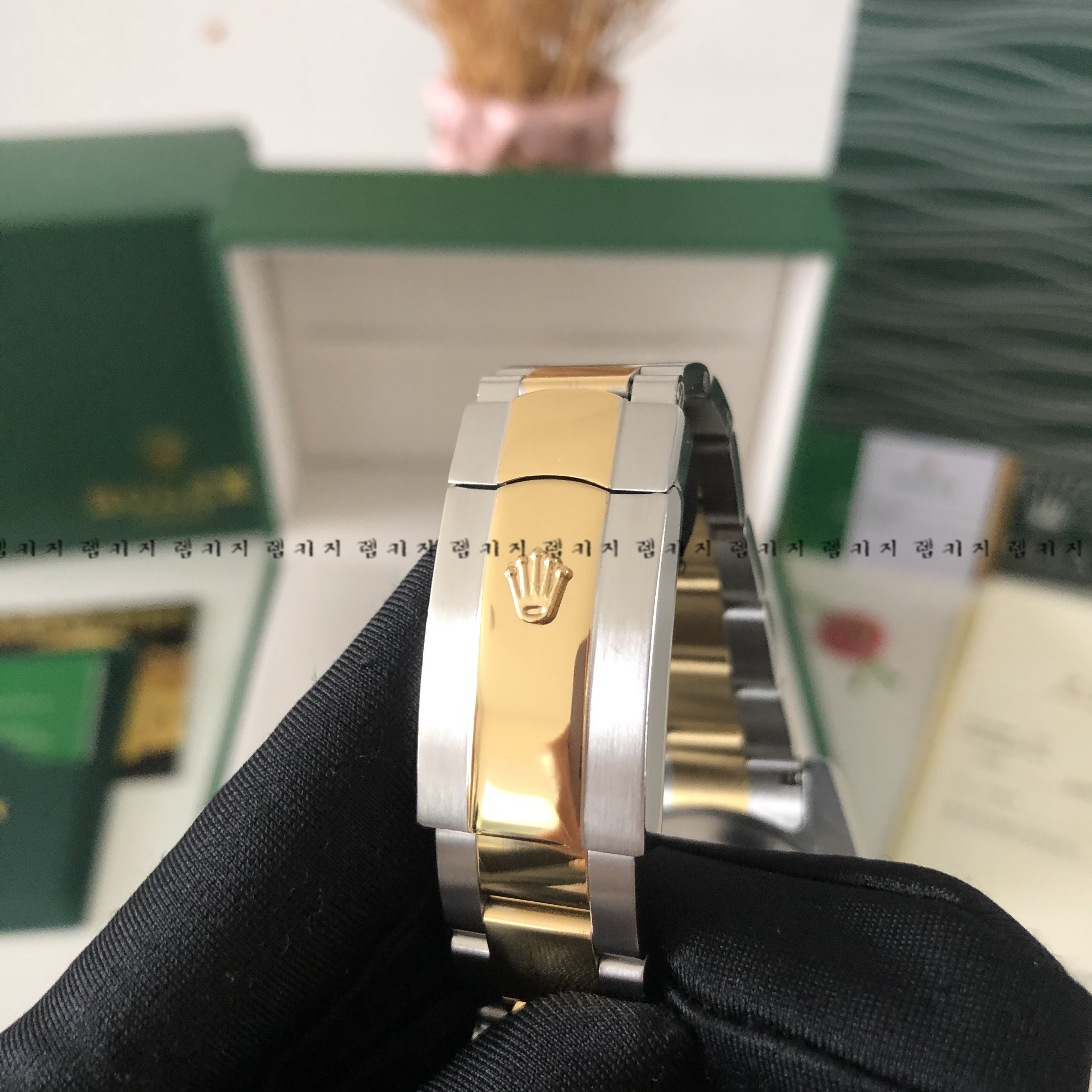 로렉스 데이저스트 로마판 콤비 메탈시계