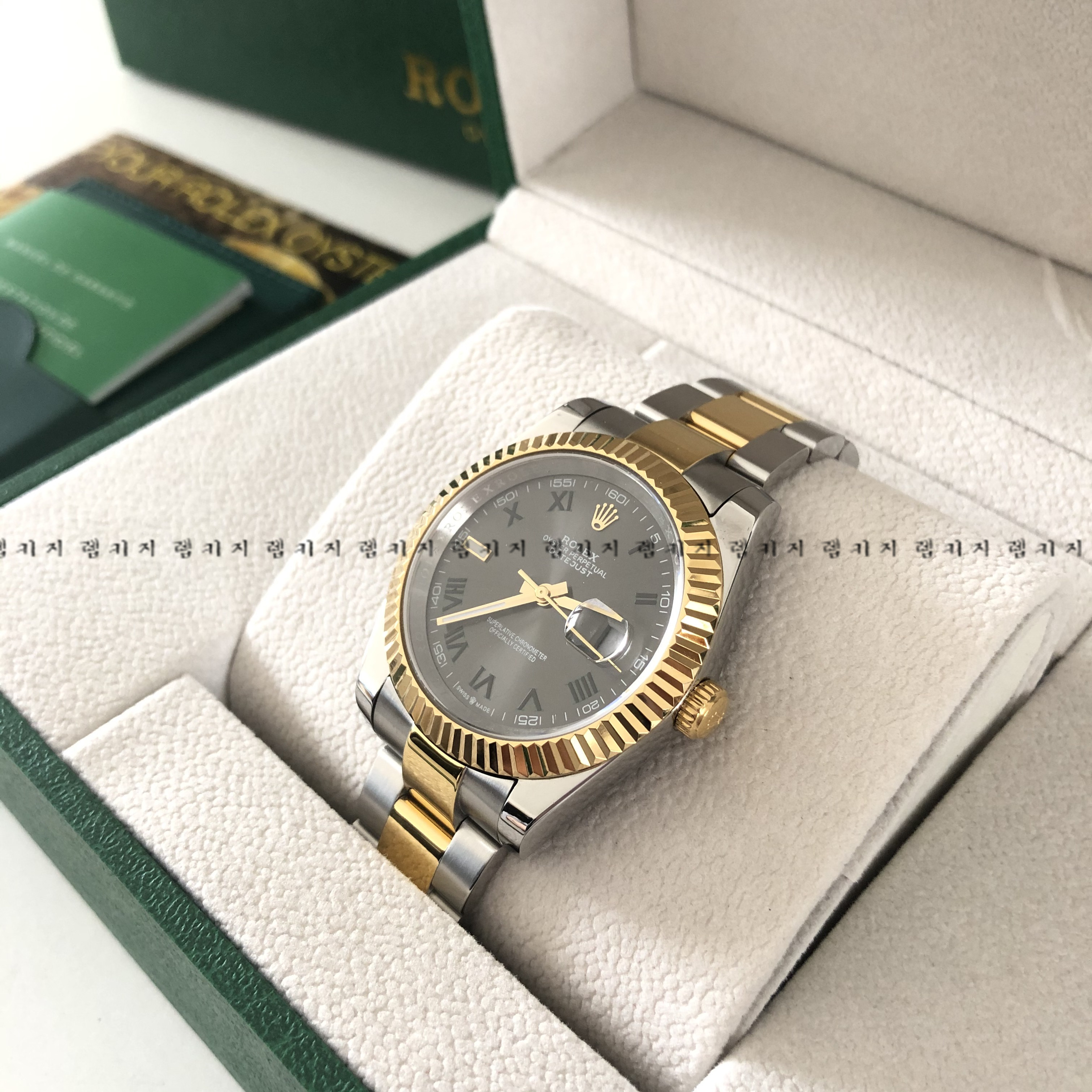 로렉스 데이저스트 로마판 콤비 메탈시계