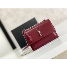 세인트롤랜드 부드러운 가죽 소재의 선셋 미디엄 백