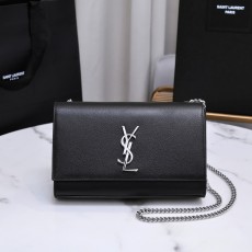 세인트롤랜드 그랑 드 뿌드르 엠보스드 가죽 소재의 업타운 체인 지갑